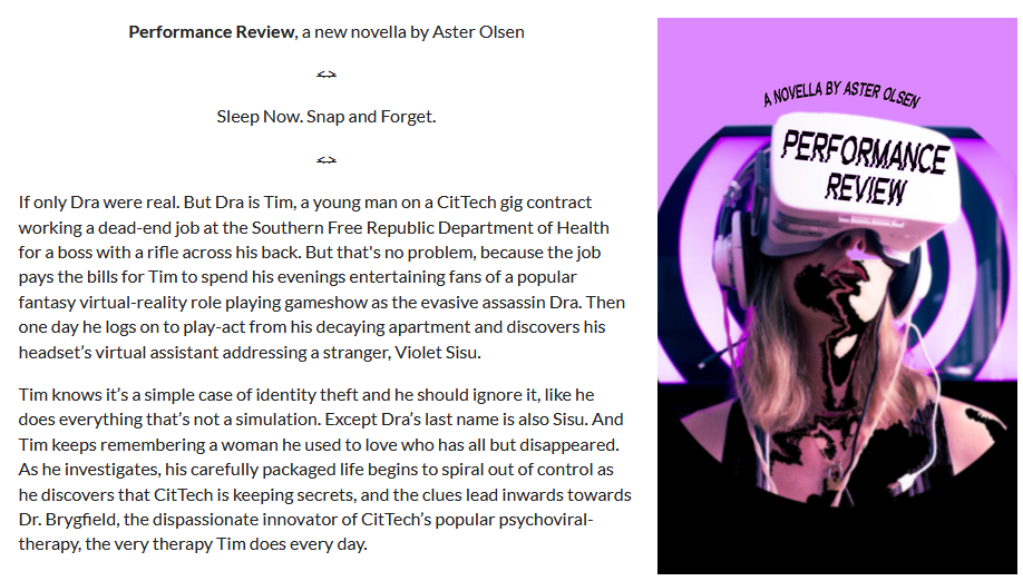 Performance Review cover and short description