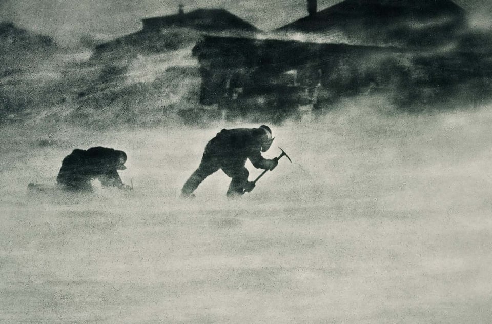 Photo credit: National Library of Australia / State Library of New South Wales / Wikimedia Commons / Upscaled and edited by RHP. See https://rarehistoricalphotos.com/antarctic-expeditions-old-photos/