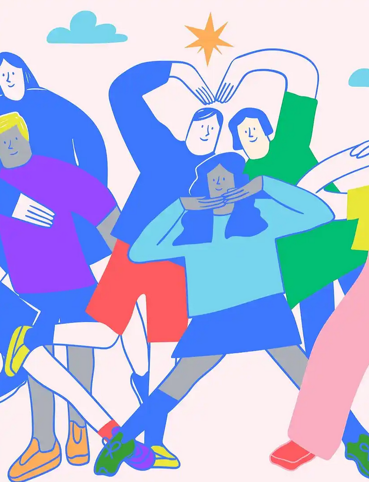 Illustration of some people dancing that I shamelessly stole from the Boogie in the Bookshelves event page in the hopes that it might cheer you up a little after I made you think about Burrup Hub