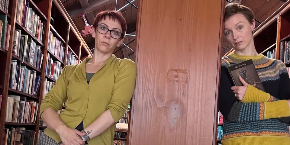 Anděl Sudik and Rebecca MacMillan as The Library of Forgotten Books