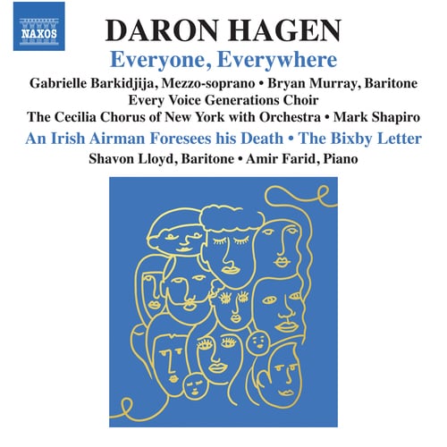 CD Cover for Daron Hagen's EVERYONE, EVERYWHERE