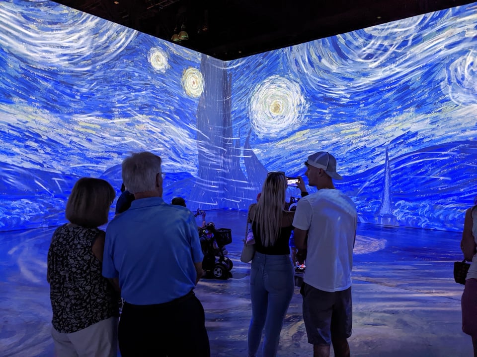 Starry Night during Van Gogh Experience