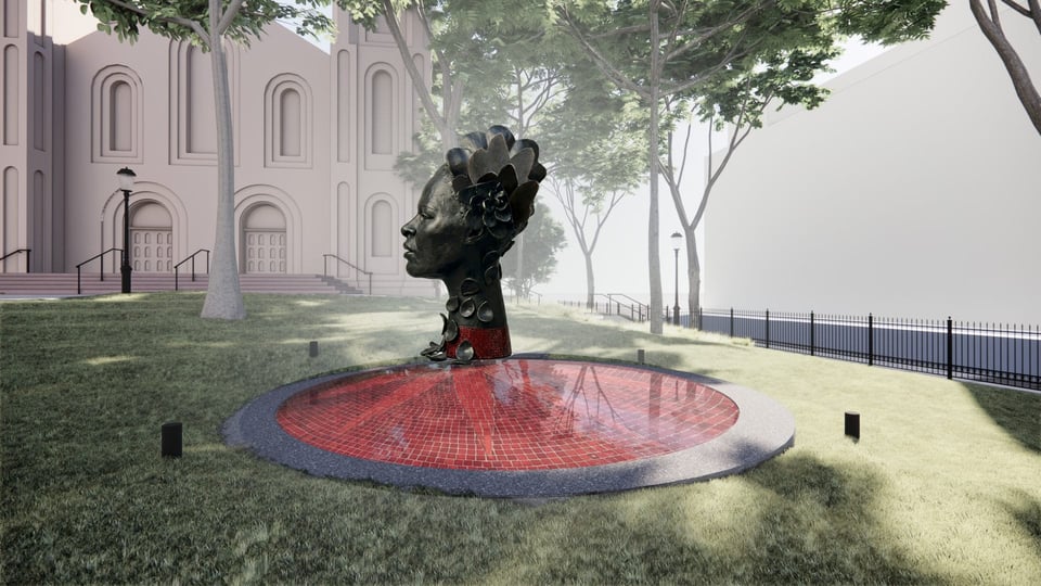 Tanda Francis, Blood at the Root artwork proposal. Photo courtesy of the New York City Department of Cultural Affairs.