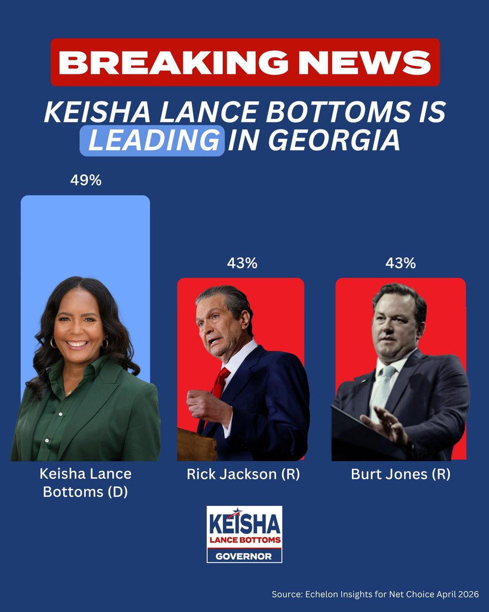 More about Georgia, this time the Governorship.