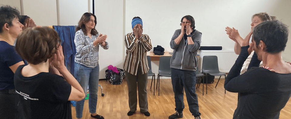 a playback theatre workshop