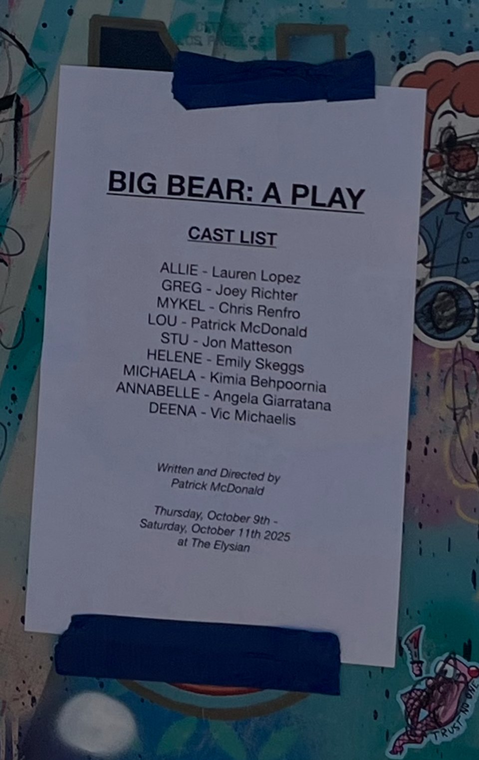 cast list