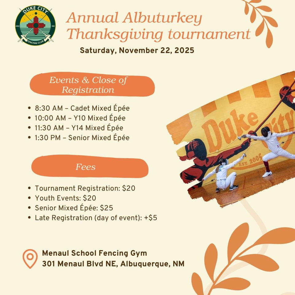 Flyer for Albuturkey Thankgsgiving tournament