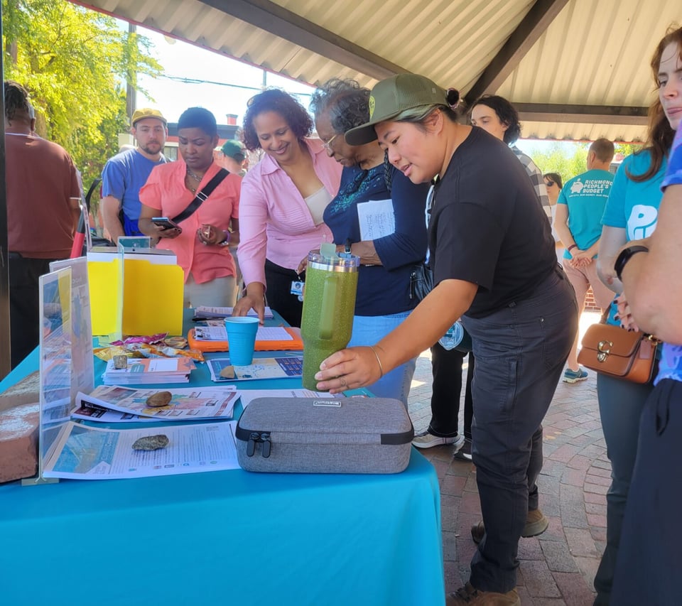 People sharing idea with RVAPB