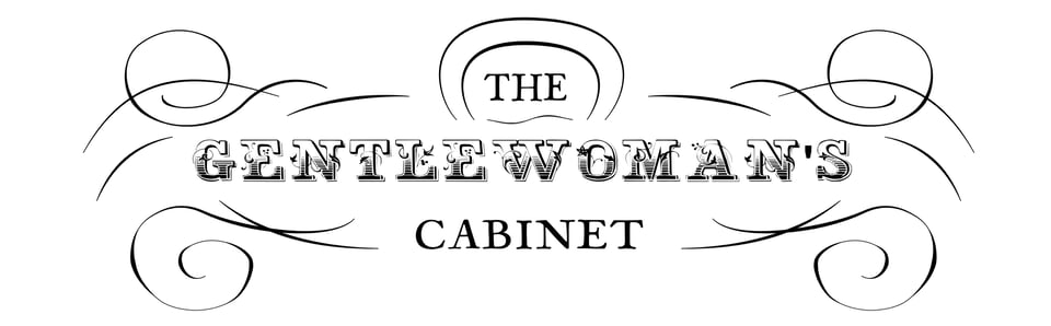 A header image reading "The Gentlewoman's Cabinet", with decorative lines around it.