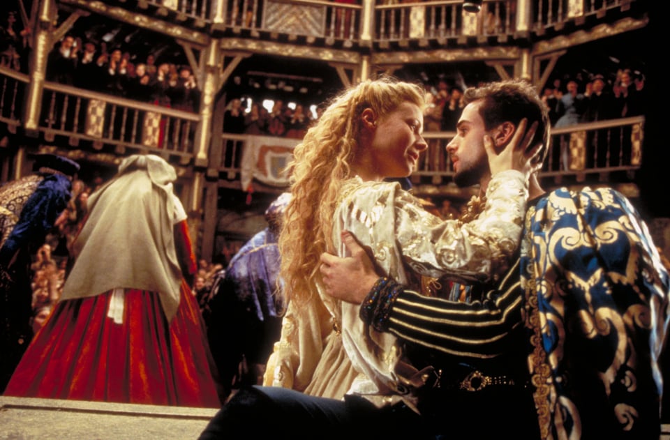 Still image from “Shakespeare in Love.”