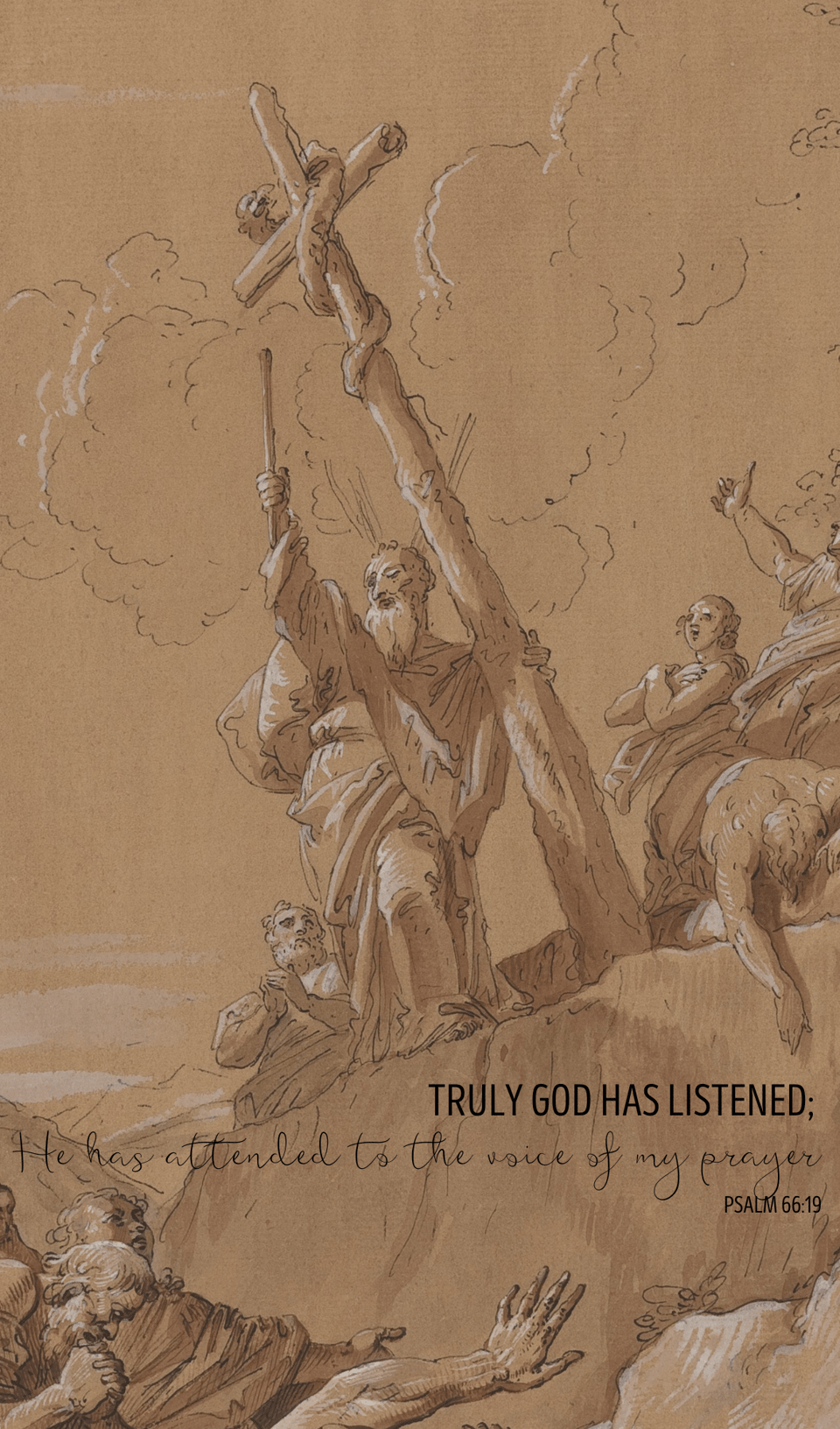 Moses Lifts Up the Serpent in the Wilderness