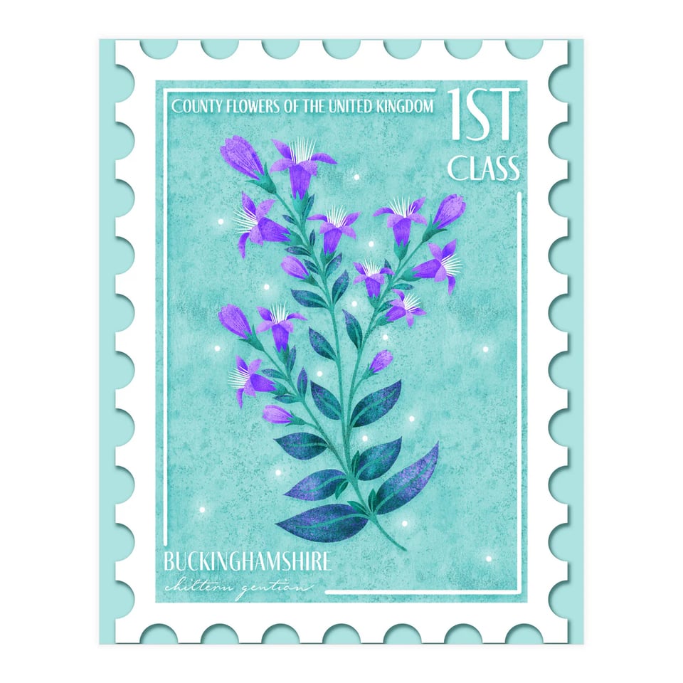 A Buckinghamshire postage stamp