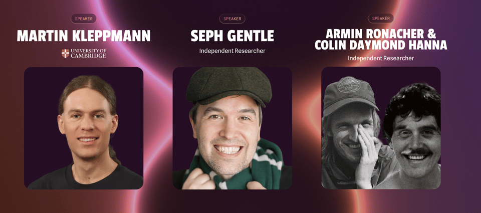 Speakers: Martin Kleppmann, Seph Gentle, Armin Ronacher and Colin Daymond Hanna