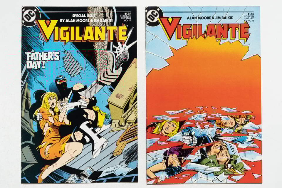 Vigilante 17 and 18 by Alan Moore and Jim Baikie