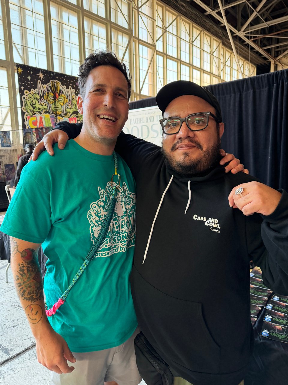 Eitan Manhoff and Henry Barajas at Cape & Cowl Con