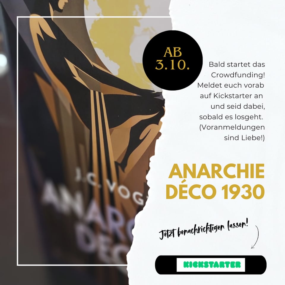 Ein Ankündigungsbild für die Voranmeldung auf Kickstarter