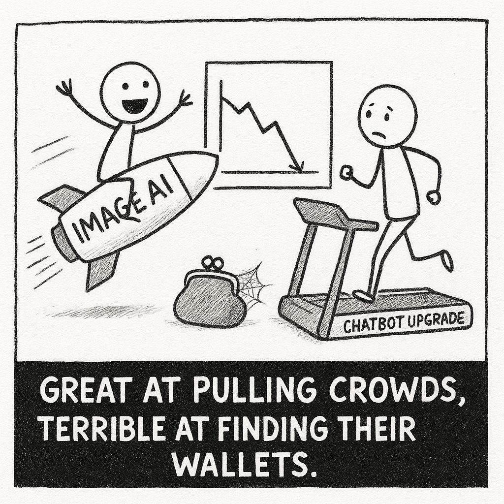 GREAT AT PULLING CROWDS, TERRIBLE AT FINDING THEIR WALLETS.