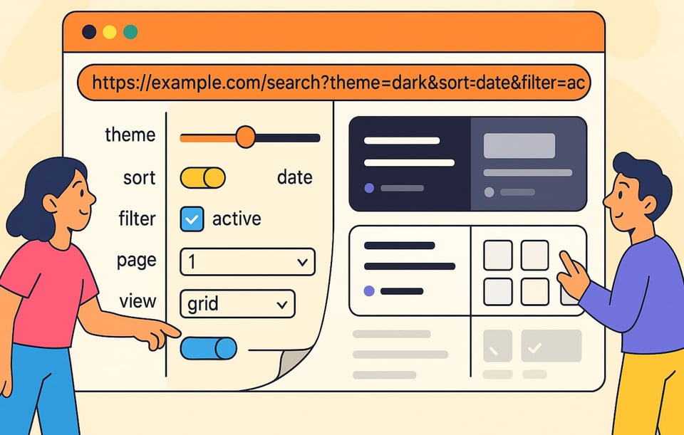 A screenshot from the article Your URL Is Your State
