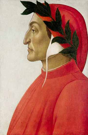 A portrait of Dante Alighieri