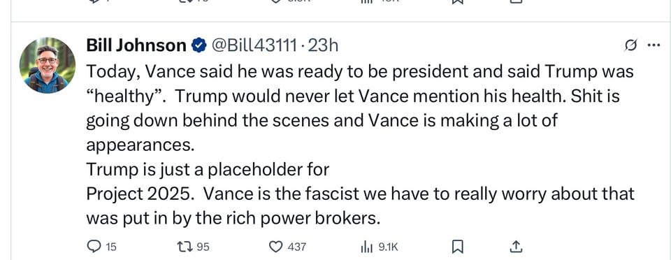 Vance is not ready to be dog catcher