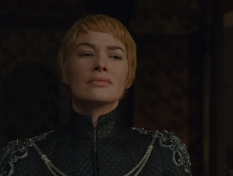 cersei watches everything burn with a calm demeanor