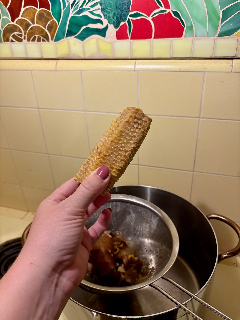A well spent corn cob