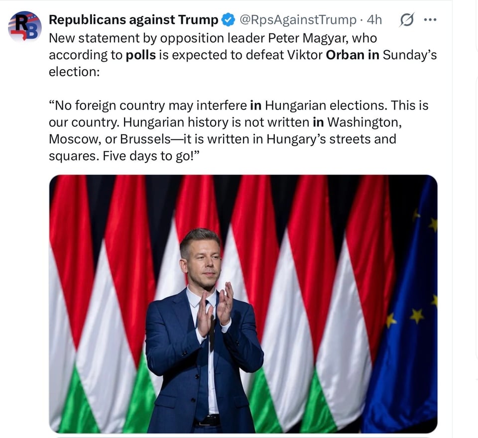 Orban is going to lose to this man.