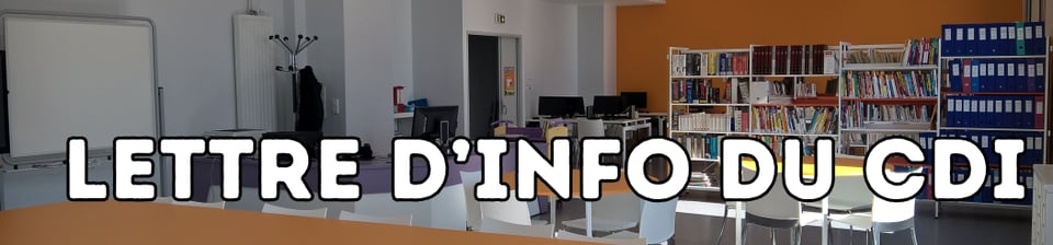 bandeau logo lettre d'info du CDI