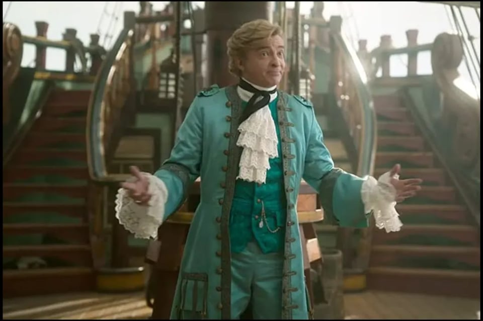 Rhys Darby as Stede Bonnet in "Our Flag Means Death"