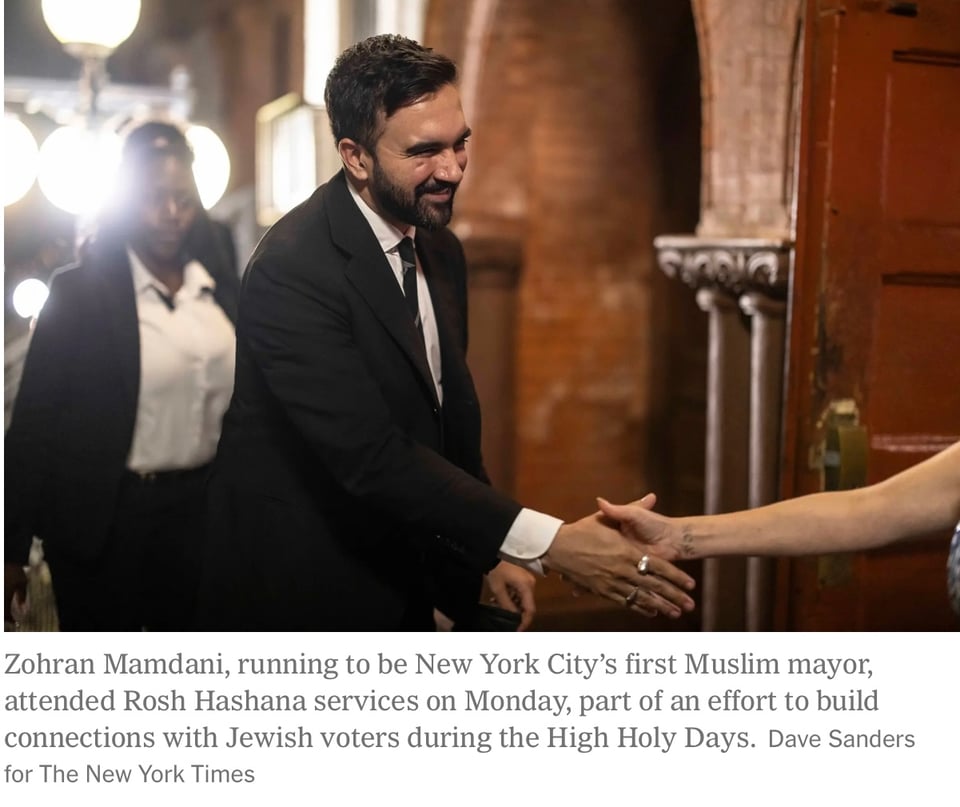 Mamdani in shul
