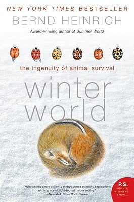 Book cover of Bernd Heinrich's "Winter World"