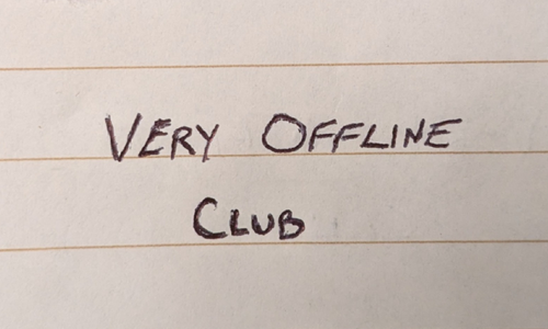 Very Offline Club logo