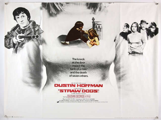 Quad poster for “Straw Dogs."