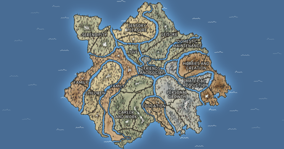 Screenshot of happy map