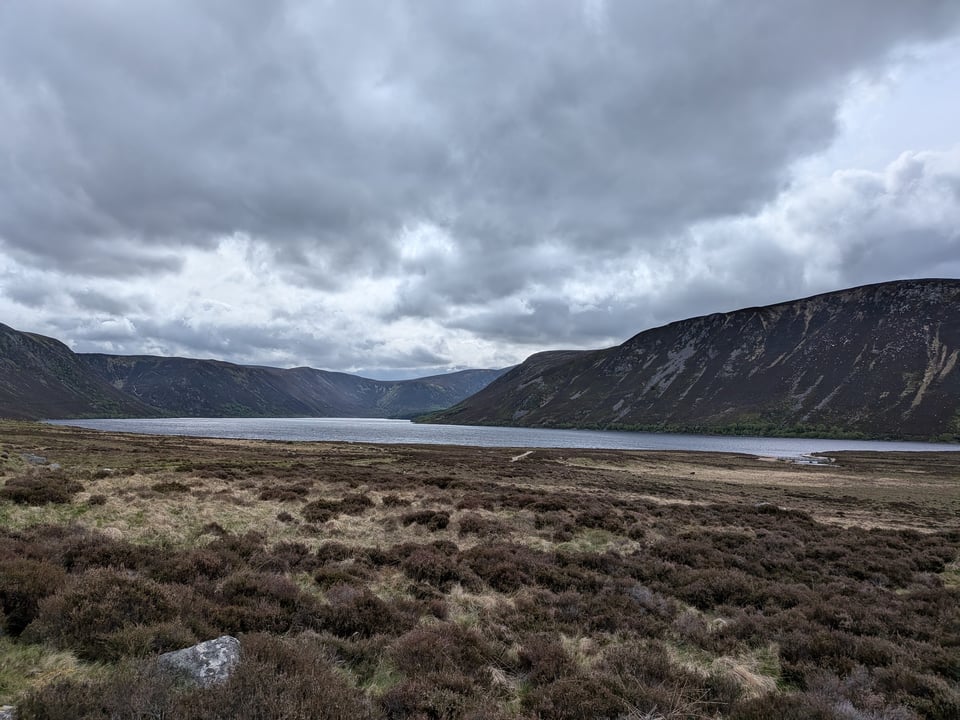 Loch Muick in the Scottish Highlands