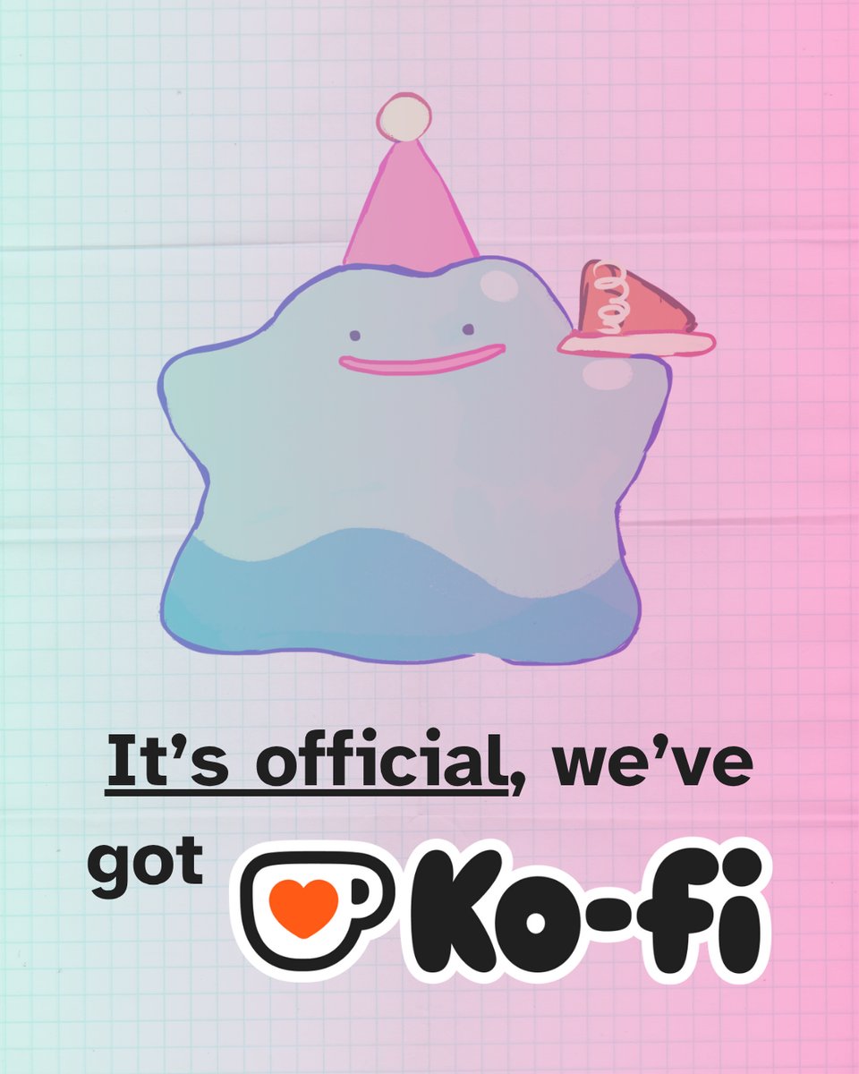 it's official, we've got ko-fi