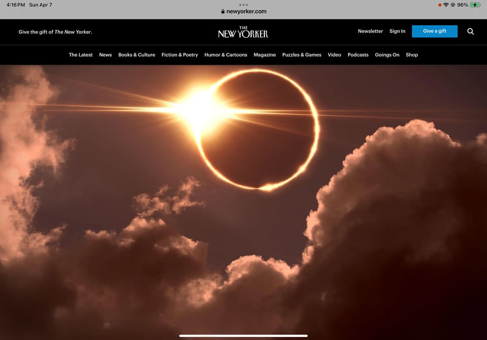 Monday, April 8,2024. Annette’s News Roundup.