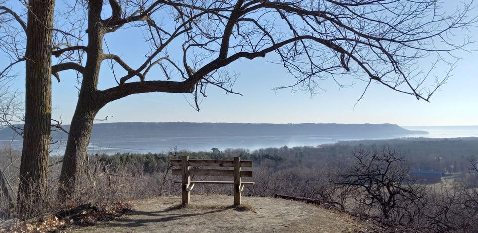 Late December 2023 in the park. Yeah, no. But it’s still pretty up there! / Photo by Barb Partington