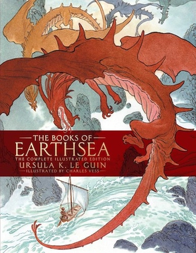 Cover of The Books of Earthsea, illustrated by Charles Vess