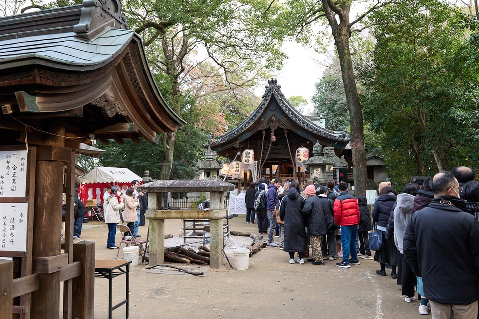 Members of our local community at our local shrine.
