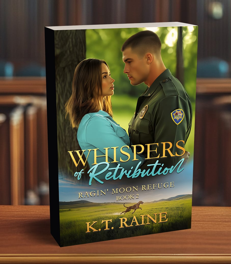 A Montana state trooper hugs an attractive young woman with dark hair.