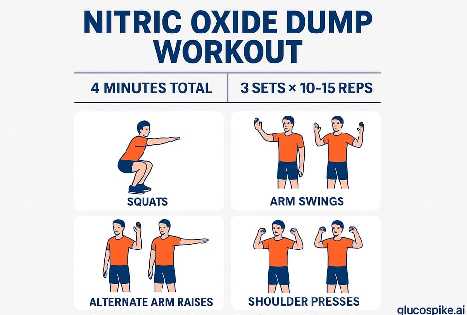 Nitric Oxide Workout Chart