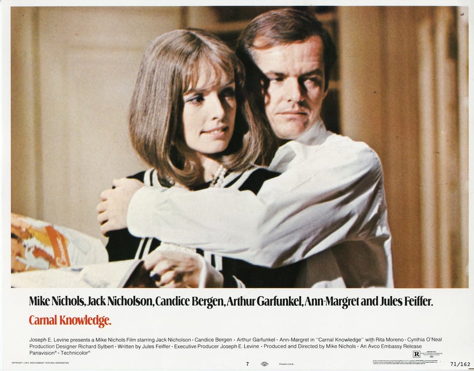 Lobby card from "Carnal Knowledge."