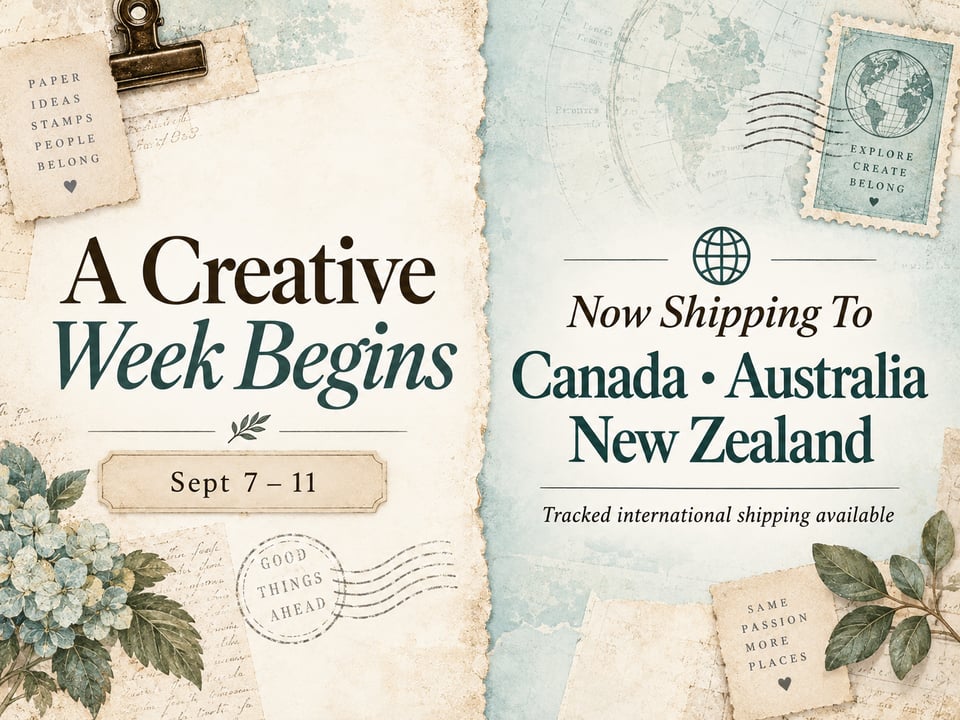 ISC Creative Celebration Week and international shipping announcement