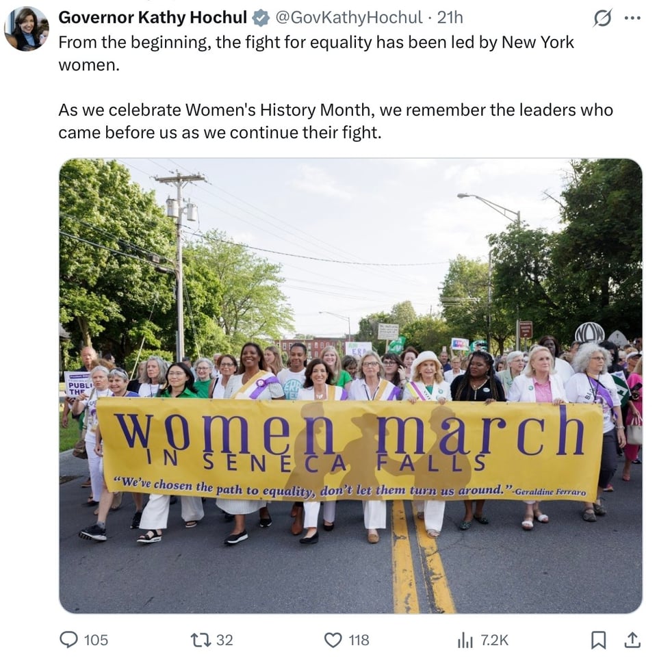 Women’s History Month is here.