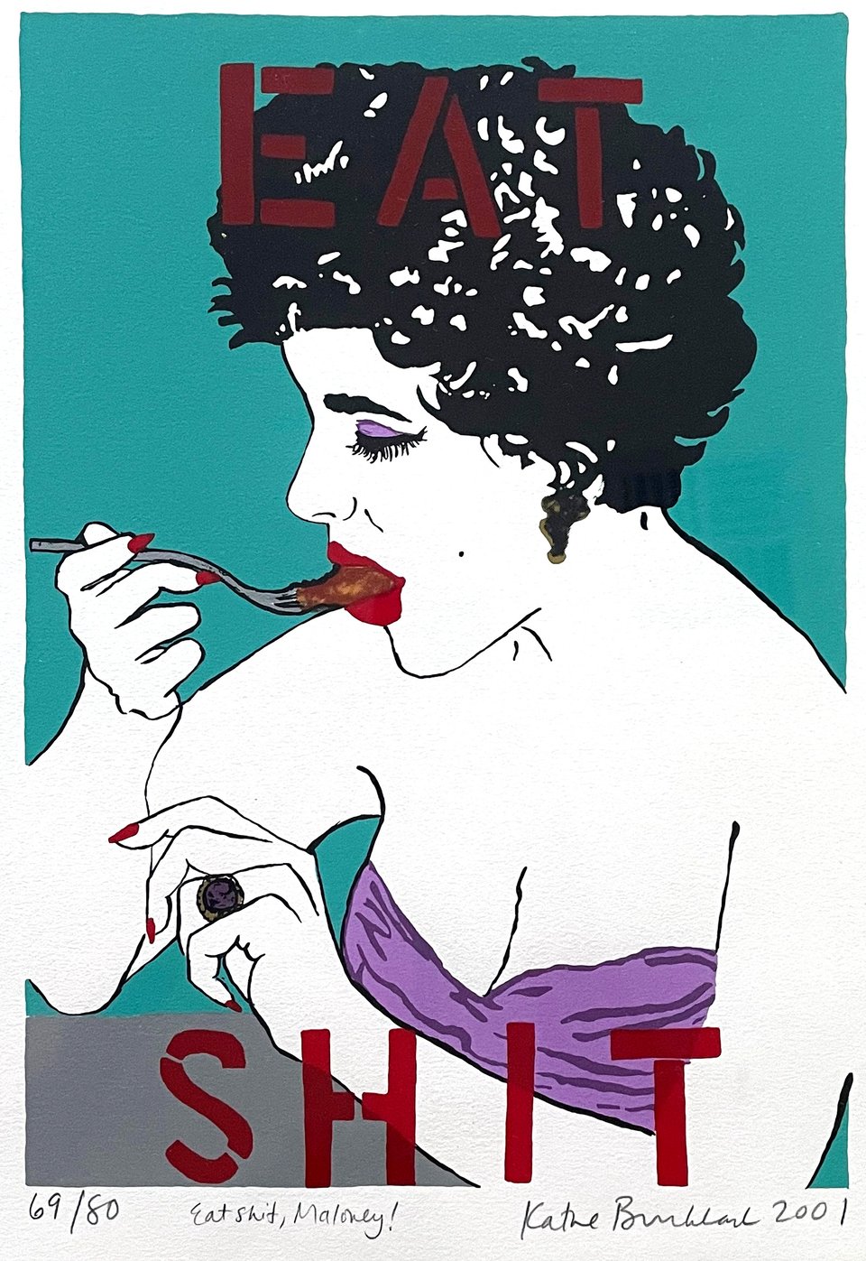 Screenprint by Kathe Burkhart