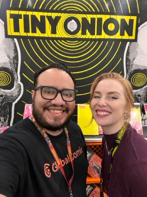 two people at new york comic con