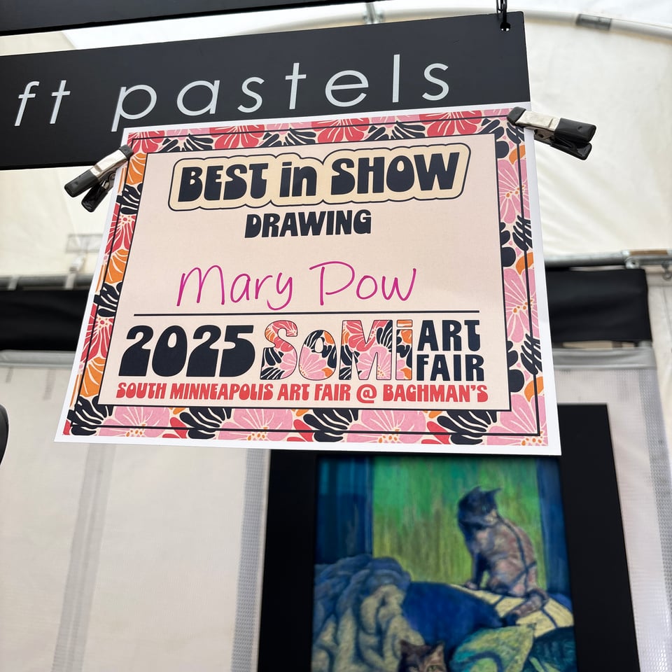Best in Show in Drawing at SoMi Art Fair 2025, Mary Pow