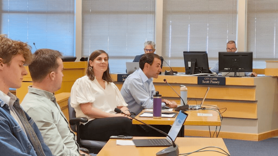 The team from Keep Edmonds Vibrant presenting to the Edmonds City Council