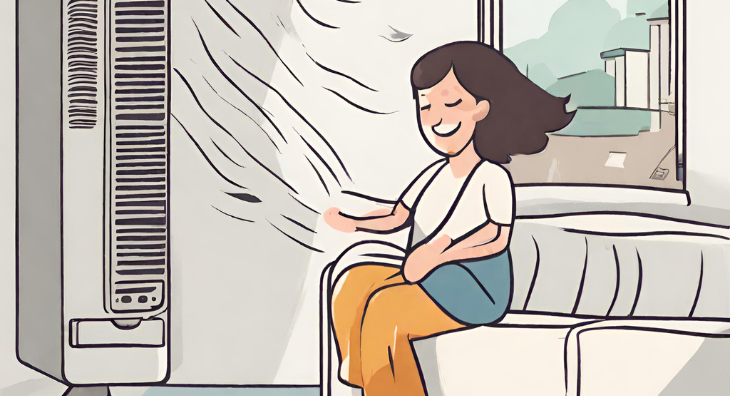 Fan Or Air Conditioner Directly Blowing At You